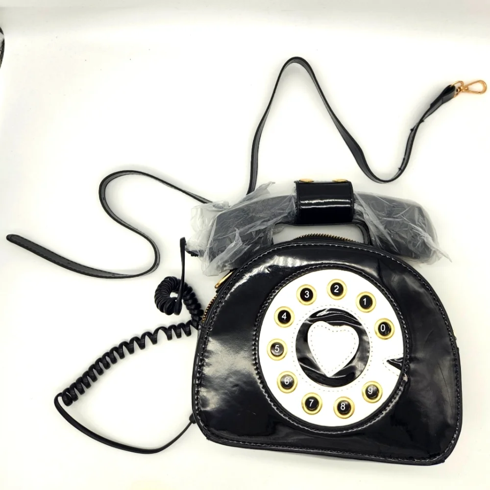 PHONE BAG *NWT* Black Patent. - Picture 2 of 4